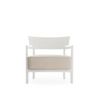 Fauteuil D'extérieur Kartell CARA MAT Blanc/ Beige