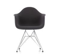 Fauteuil Eames en plastique, chaise DAR entièrement rembourrée Vitra - 4055737370878
