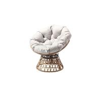 Fauteuil effet rotin avec coussin PAPASAN