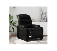 vidaXL Fauteuil inclinable électrique Chaise de relaxation – Dossier et accoudoirs, Similicuir noir