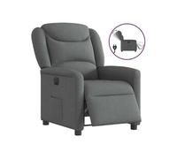 VIDAXL Fauteuil électrique - Gris foncé
