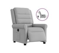 Fauteuil électrique réglable tissu wolk gris