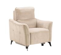 Fauteuil électrique relax zéro gravity tissu waterproof beige - GARIOS