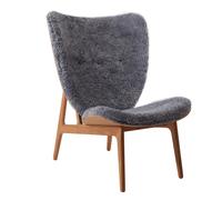 Fauteuil Elephant peau de mouton chêne fumé frame smoked oak