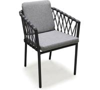 Fauteuil en aluminium et corde