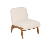 - Fauteuil en bouclette LIORA - Ivoire - Liora