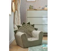 Fauteuil en mousse Dinosaure - personnalisable vert TU