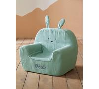 Fauteuil en mousse personnalisable Lapin vert TU
