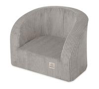 Fauteuil en Mousse pour Bébé Enfants pour la Chambre d'Enfant MISIOO Velours Côtelé Beige 53x40 cm