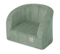 Fauteuil en Mousse pour Bébé Enfants pour la Chambre d'Enfant MISIOO Velours Côtelé Vert 53x40 cm