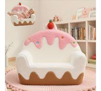 Fauteuil en peluche pour bébé, modèle Sherpa, pour enfants de 1 à 3 ans, dimensions : 41,5 x 33,5 x 19 cm