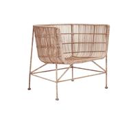 Fauteuil en rotin beige Cuun
