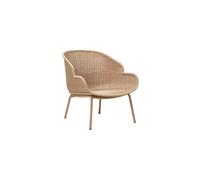 Fauteuil en rotin beige, dossier haut, fixe, intérieur/extérieur - House Doctor, Hapur - 80x84x88 cm