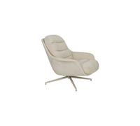 Fauteuil en tissu et bois d'eucalyptus Beige Philly