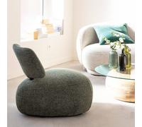 Fauteuil en tissu vert