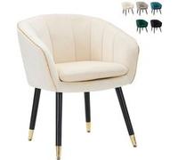 FAUTEUIL PARIS CRÈME/OR