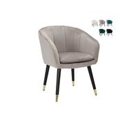 FAUTEUIL PARIS GRIS/OR