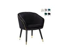 FAUTEUIL PARIS NOIR/OR