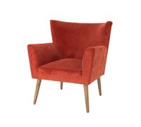 Fauteuil en velours côtelé cotta léon