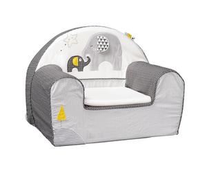 Fauteuil Enfant 42x48cm en Coton Gris