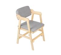 Fauteuil Enfant Basile Fauteuil scandinave Enfant en Bois,Canapé Chaise Tout-Petit Rembourré avec Dossier Confortable&Accoudoir Ergonomique,Charge 40KG (48 * 46 * 78 cm-gris)