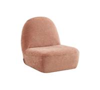 Vente-unique - Fauteuil Enfant en Tissu Chenille Vieux Rose MALDANO