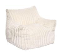 Fauteuil Côtelé Compressé - Muzi Blanc TU