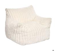 Fauteuil Côtelé Compressé - Muzi Blanc TU