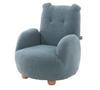 VIPACK - Fauteuil enfant motif oursons, revêtement bou leu