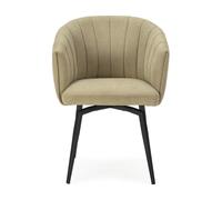 Fauteuil Enka pivotant vert