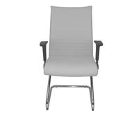 Fauteuil ergonomique visiteurs PIQUERAS Y CRESPO Modèle Albacete confidente patín - Blanc - Simili
