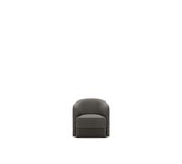 Fauteuil Étroit Covent de , Couleur Taupe Foncé