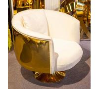 Fauteuil Fauteuil à oreilles de luxe 1 siège monoplace Rembourrage Assise Designer Tissu Moderne