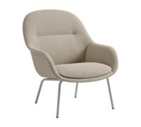 Fauteuil Fiber Lounge rembourré avec base tubulaire WxHxD 75x88,1x83,3cm