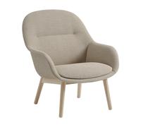 Fauteuil Fiber rembourré pieds en bois WxHxD 75x88,1x83,3cm