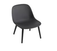 Fauteuil Fibre m. Base Bois Noir