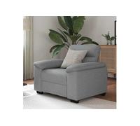 vidaXL Fauteuil Gris Clair 100x81x84 cm Tissu