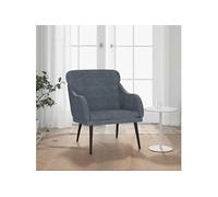 vidaXL Fauteuil - Gris foncé
