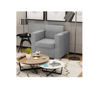 Fauteuil gris foncé tissu
