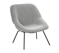 Fauteuil H 55 structure noir WxDxH 72x78x79cm