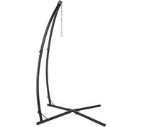 Fauteuil hamac/hamac, structure métallique lourde en C, capacité de charge 330 lbs, pivotant à 360°, pour terrasse/balcon, vert armée
