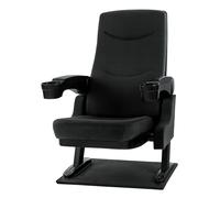 Fauteuil Home Cinema Siege Sofa Chauffeuse TV Cinéma Domicile Porte-Gobelet Noir
