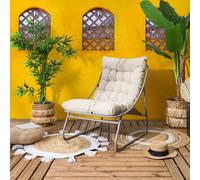 Fauteuil - HOME DECO FACTORY - Dolce Vita - Beige