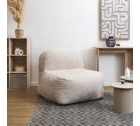 Fauteuil - HOME DECO FACTORY - Emilia - Compact - Doux - Beige