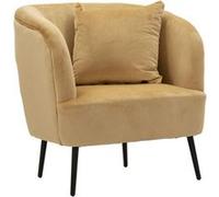 Paris prix Fauteuil Soffy fourrure - Marron