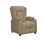 vidaXL Fauteuil inclinable Cappuccino Similicuir