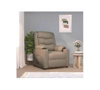 Vidaxl Fauteuil Inclinable Cappuccino Similicuir