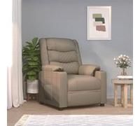 Vidaxl Fauteuil Inclinable Cappuccino Similicuir