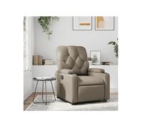 Fauteuil Inclinable, Chaise de Relaxation avec Porte-gobelets, Siège avec Dossier et Accoudoirs Salle de Séjour, 372509