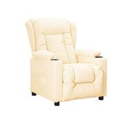 Fauteuil inclinable Crème Similicuir